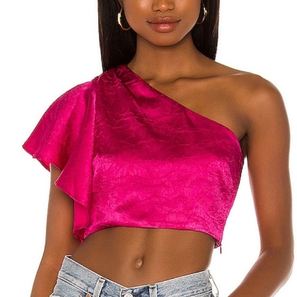 Lovers + Friends Tops - NWT lovers + friends zariah cropped one shoulder top